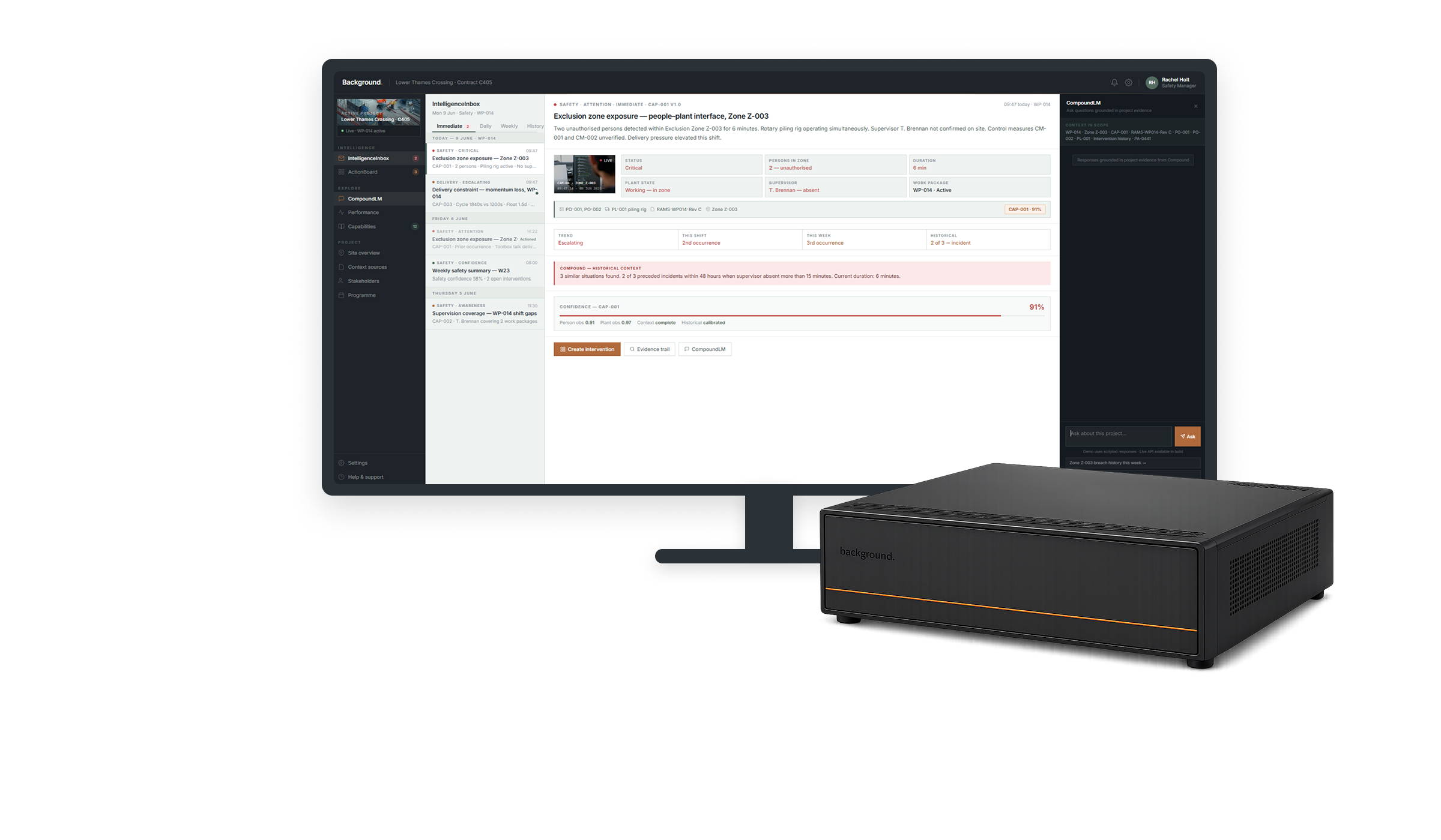 SiteRecorder edge device and compute platform